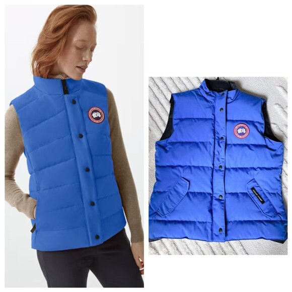 CANADA GOOSE Freestyle Crew Down Vest PBI ROYAL BLUE Womens Size XL - AU… - Picture 2 of 14